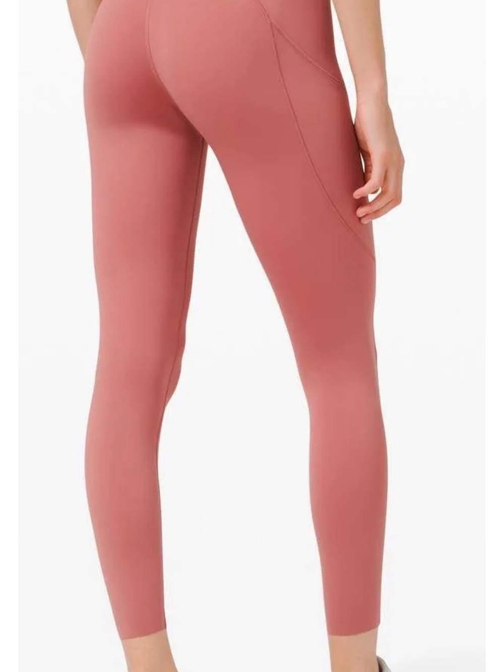 Lululemon Fast and Free High Rise Tight 25" *Cool Cherry Tint